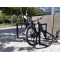 E-bike lean-on hoop | 3 row system | without lockable loading boxes